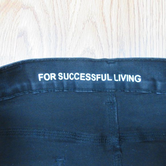 38x27 DIESEL TAPERED LEG JEANS COTTON/SPANDEX JEANS BLACK Sz 38W x 27L - Picture 6 of 7